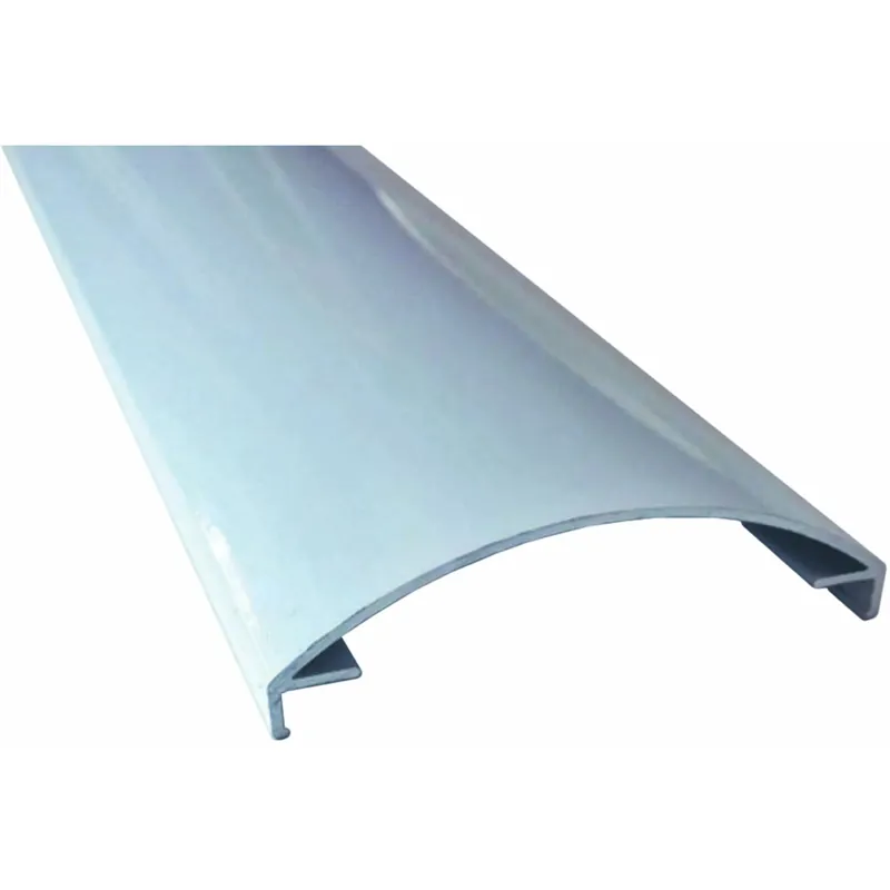 Voordeelprijs Profilo terminale CoverGlass alluminio lucido curvo 1 m