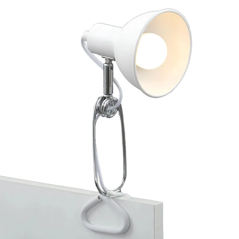 Lampada con pinza Fix 30,5x11x13 cm bianco Express Levering