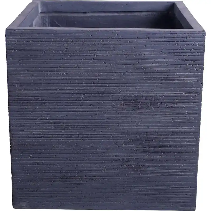 Vaso da esterno Lille 20x28x22 cm grigio scuro Nu Kopen