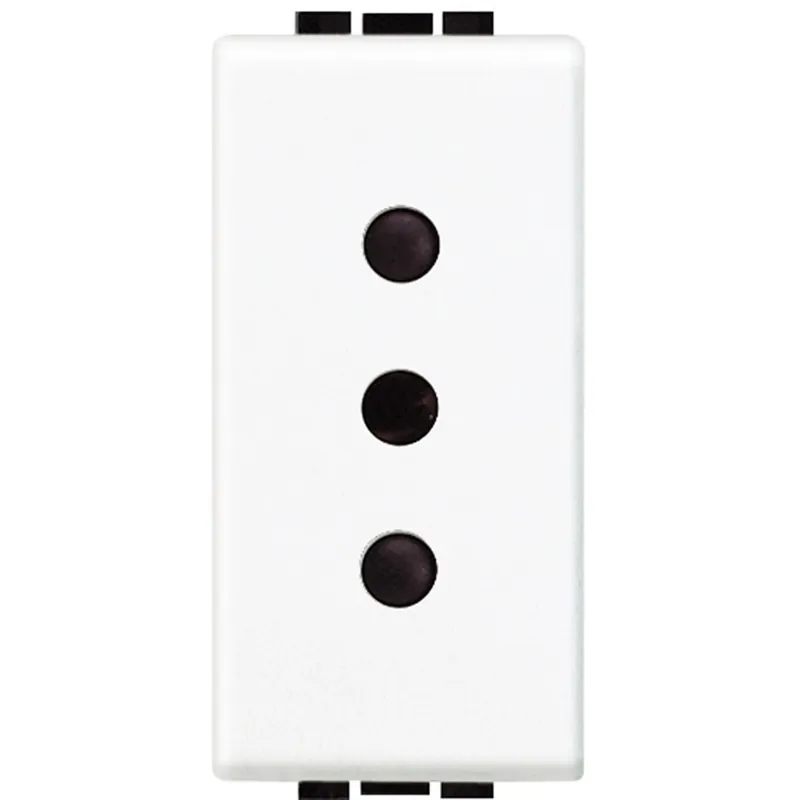 Gecertificeerd BTicino Livinglight presa 2P+T 10 A 250 V ac bianco Smart Home
