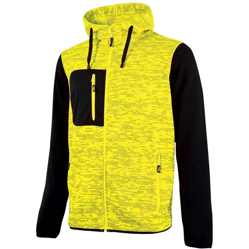 Felpa da lavoro Rainbow giallo nero tg. XXL Direct Verzonden