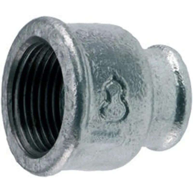 Populair 240 Raccordi filettati in Ghisa Zincata Manicotto ridotto 1/2 x 3/8