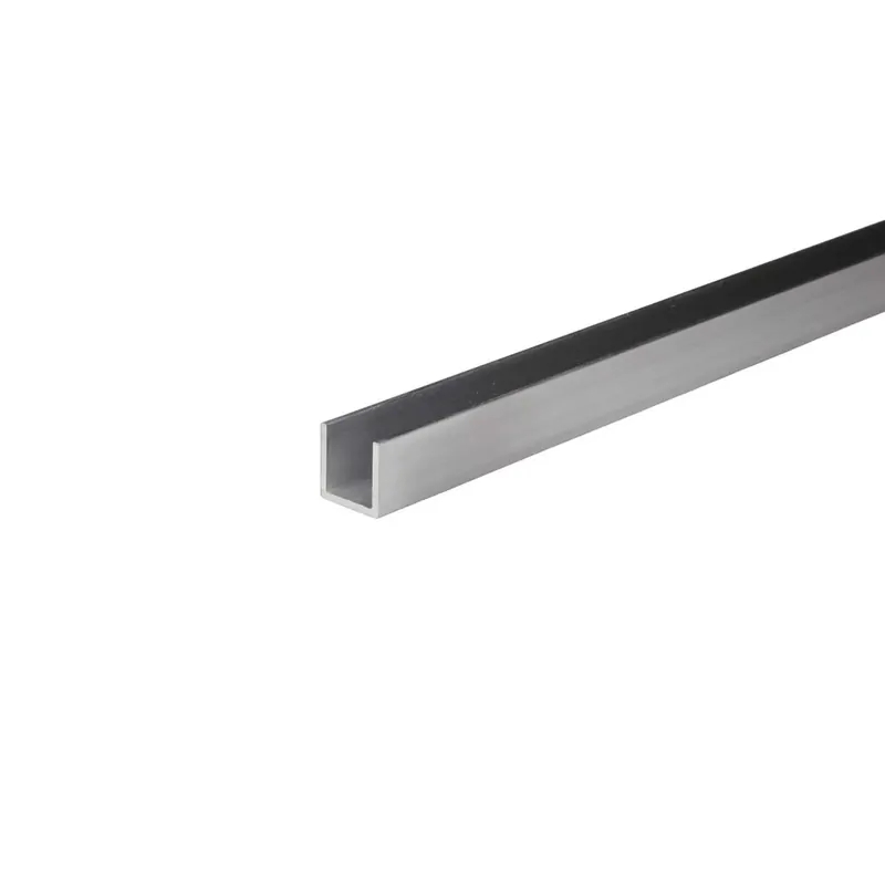 Koop Vandaag Canalina U 2 m 10x15 mm alluminio naturale