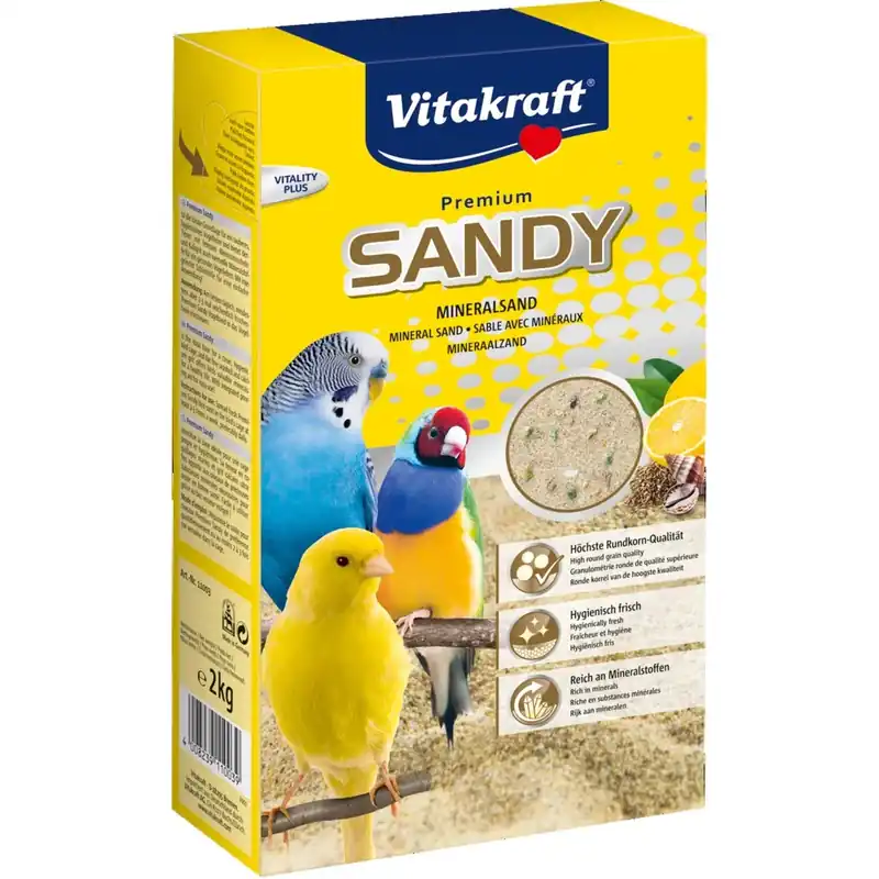 Sabbia minerale Vitakraft Sandy Premium 2 kg Meest Verkocht