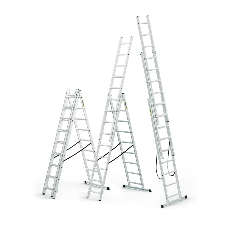 Scala multiuso Drabest 3x7 gradini alluminio Gecertificeerd