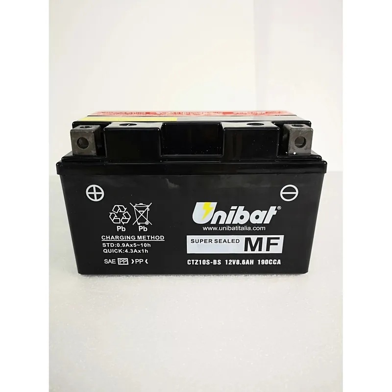 Batteria moto Unibat CTZ10SBS 8,6 Ah 12 V Shop Nu