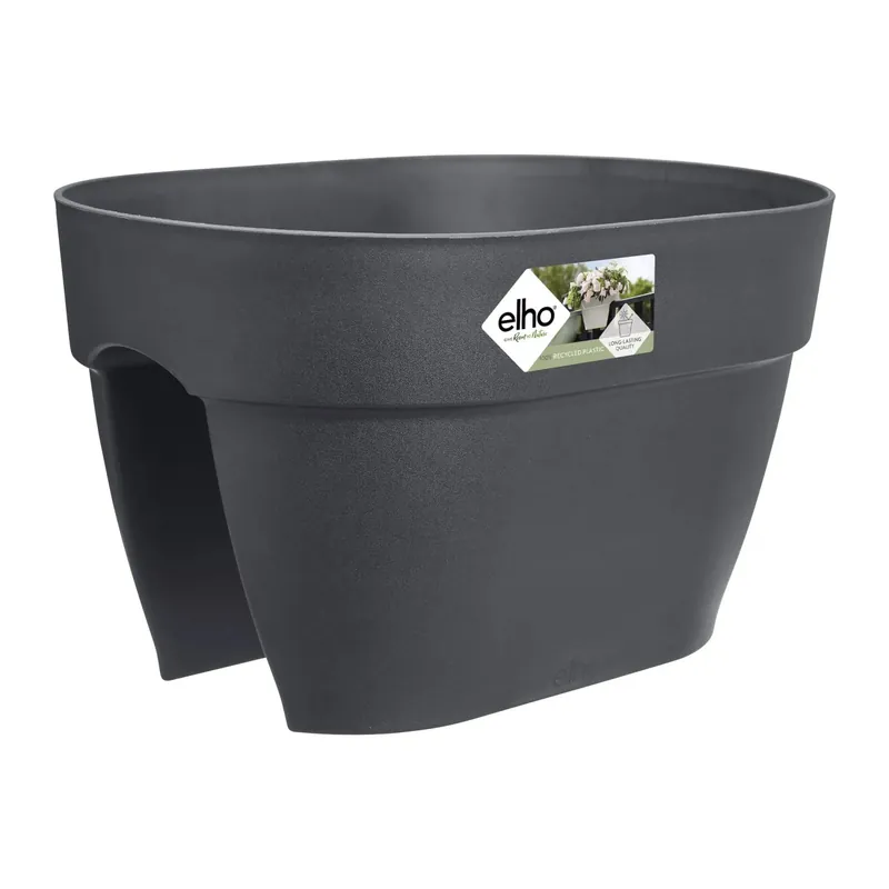 Betaalbaar Vaso da ringhiera Flower Bridge Elho Vibia Campana 39x26x22 cm antracite