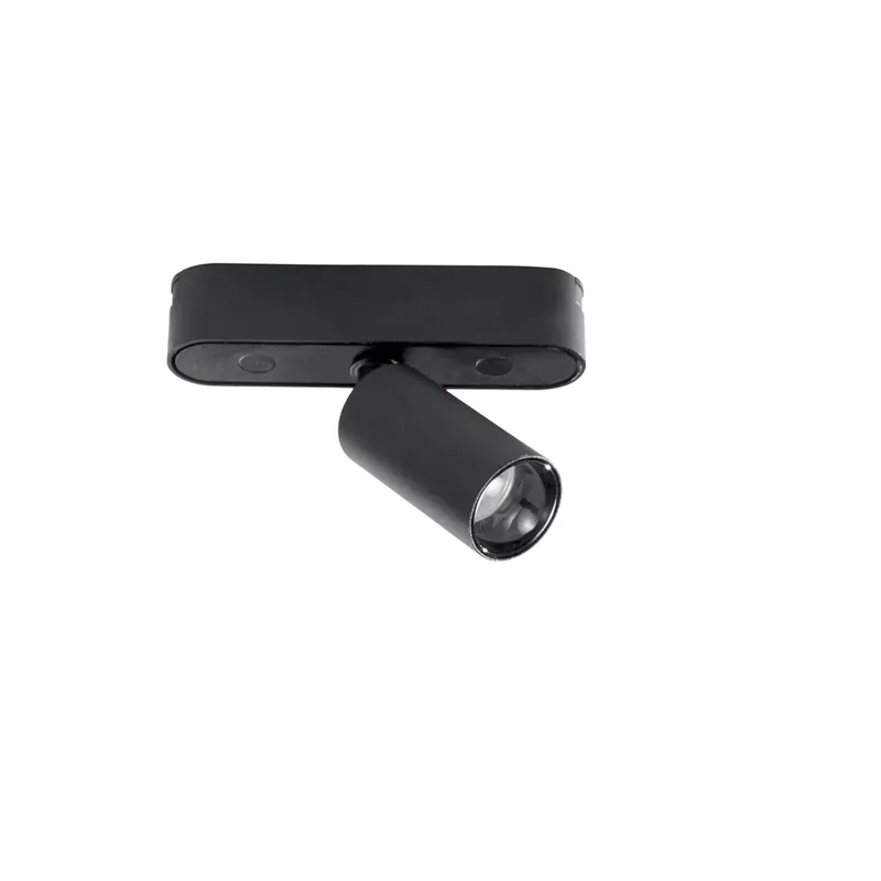 Faretto LED spot Bernini-fans-5c per binario 5 W 550 lm 3000 K nero Aanbieding