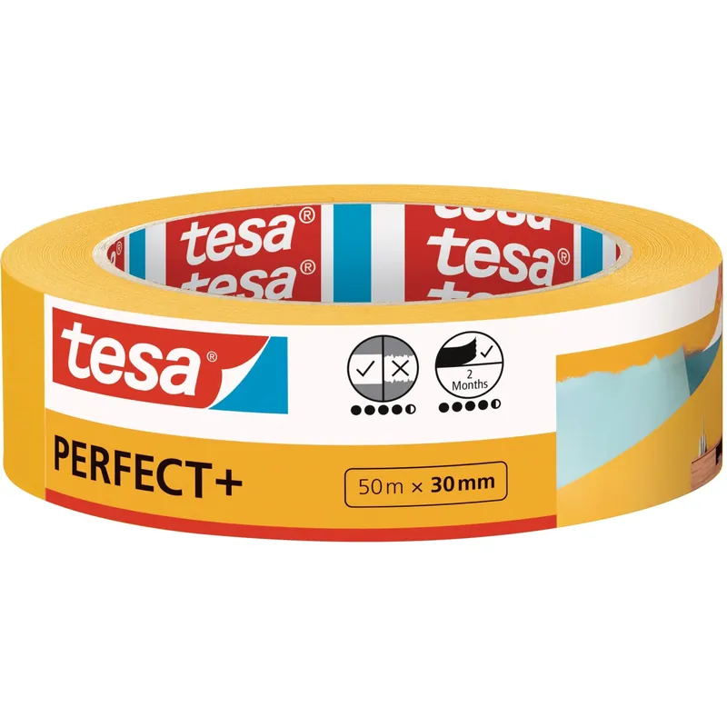 Nastro per mascheratura Tesa Perfect+ 50 m x 30 mm Koop Vandaag