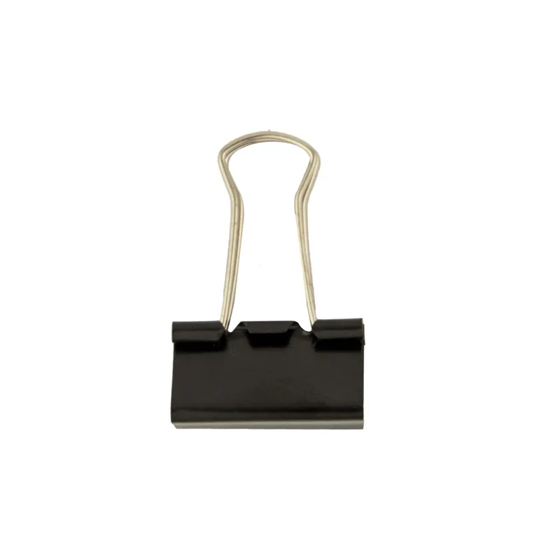Seizoensaanbieding Fermaglio a clip nero 30 mm 2 pz