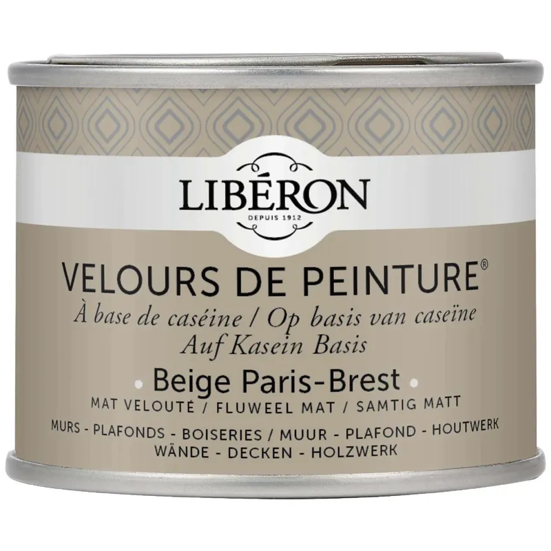Koop Vandaag Idropittura lavabile Velours de Peinture Liberon Beige Paris-Brest 0,125 L