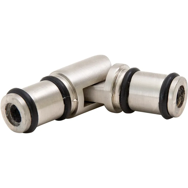 Connettore regolabile angolare per tende acciaio Ø 16 mm Meest Verkocht