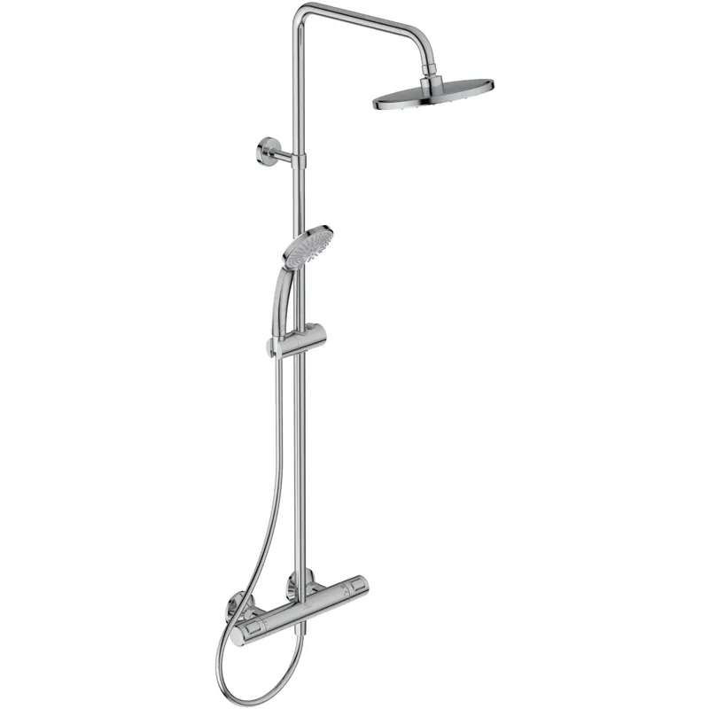 Colonna doccia Ideal Standard con termostato doccia Ceratherm T25 Cromo Op = Op