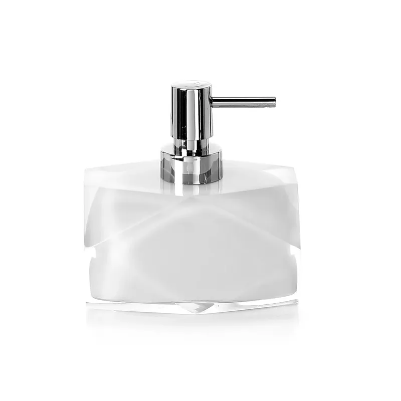 Dispenser sapone Chanelle in resina bianco Speciale Aanbieding