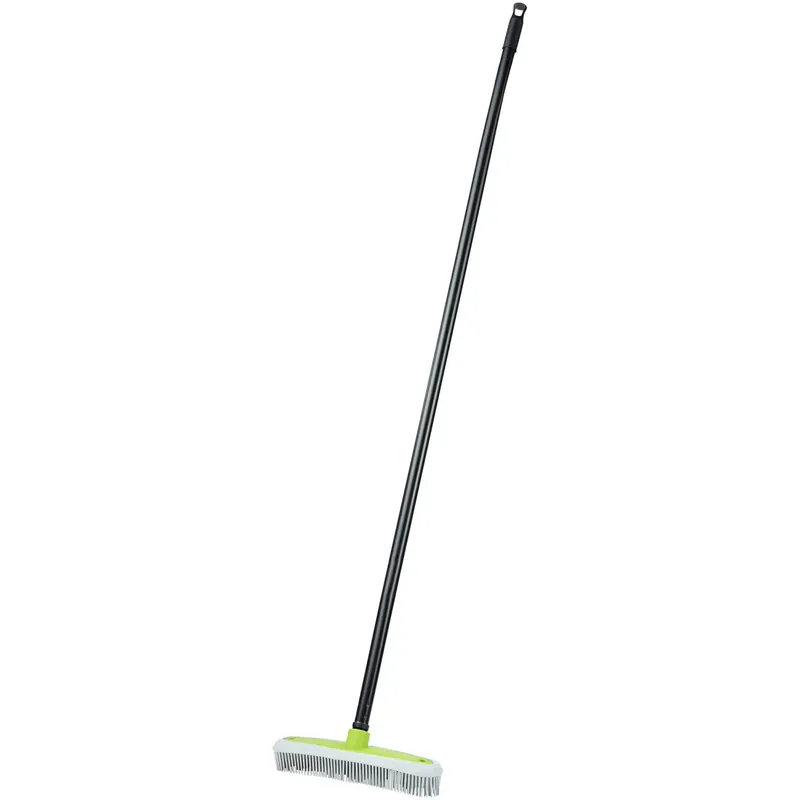 Weekendaanbieding Scopa di gomma OBI con manico bicomponente bianco-verde