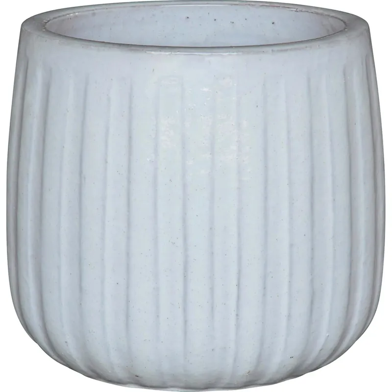 Vaso per piante ceramica smaltata 36x32.5 cm bianco Favoriet