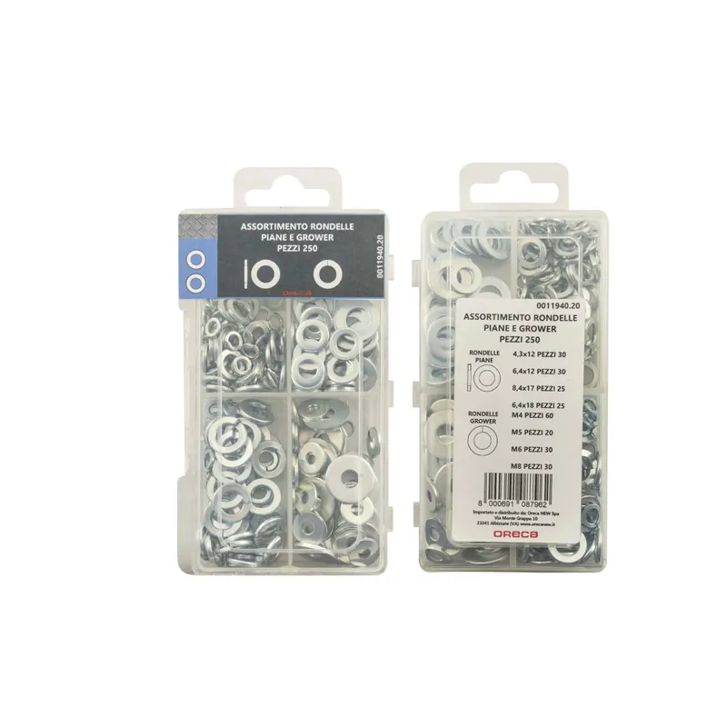 Beperkt Aanbod Assortimento rondelle piane e grower x250 pz
