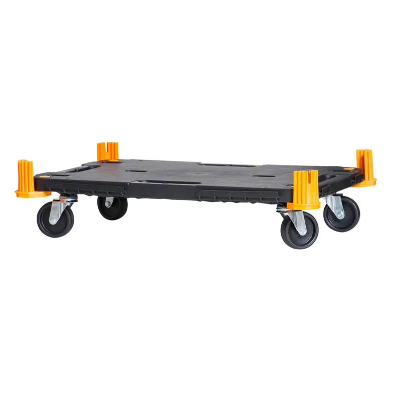 Pedana con ruote 58x38x12 cm fino a 543 kg nero Actieprijs