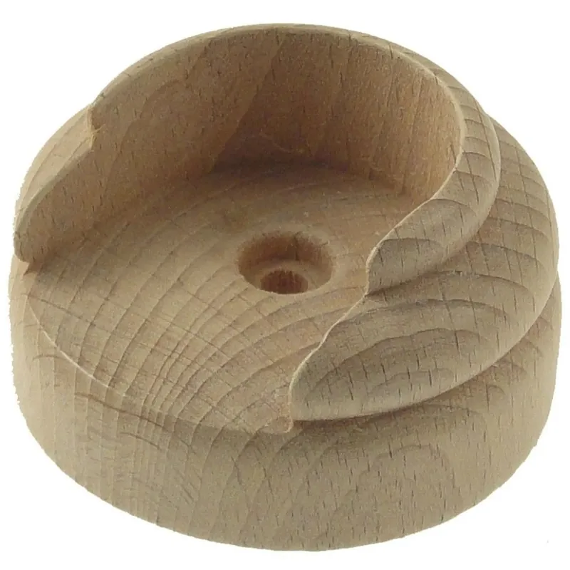 Supporto bastone tenda Rosetta Ø 3,5 x L 6 cm bianco antico 2 pz Betrouwbaar