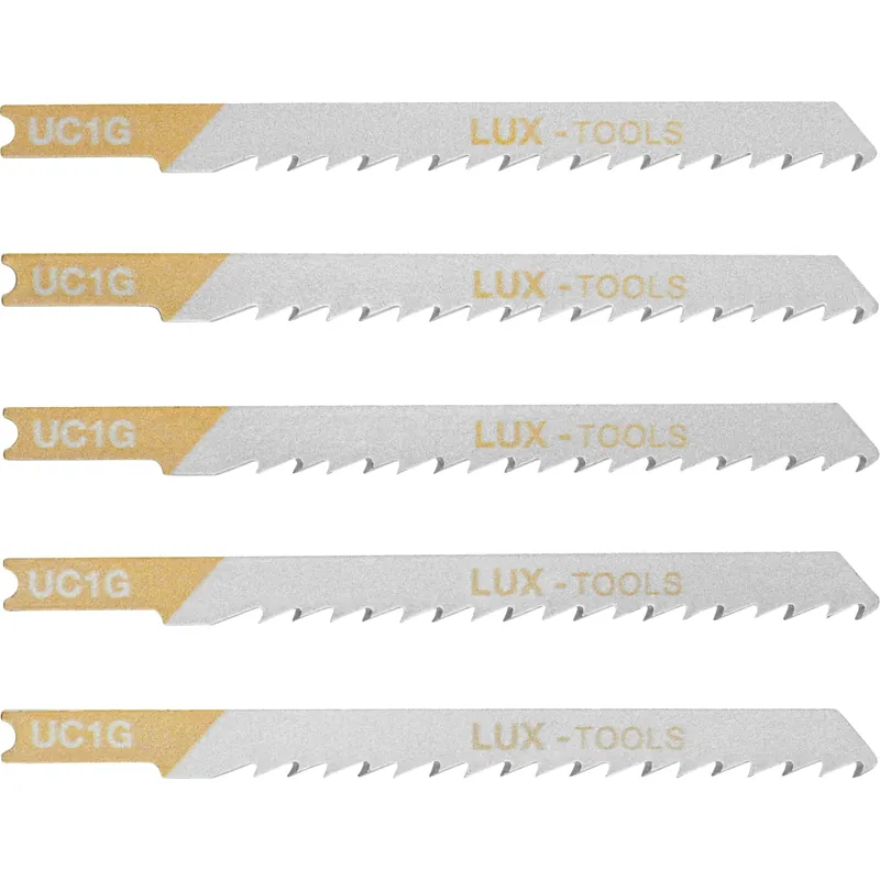 Premium LUX-TOOLS Lame per seghetto alternativo LUX-TOOLS HCS tagli fini codolo a U 75 m