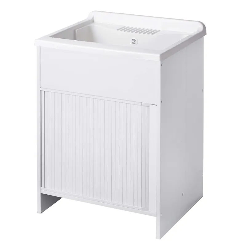 Beste Prijs Lavatoio per esterni con serrandina salvaspazio bianco 60x60 cm
