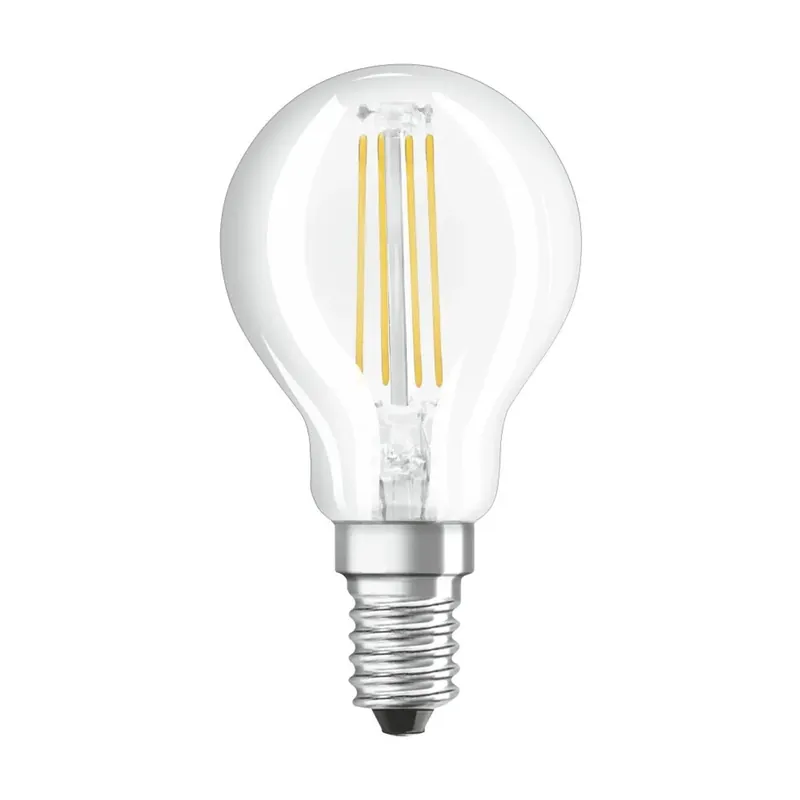 Gecertificeerd Lampadine LED E14 forma a sfera retrofit Osram caldo 3 pz