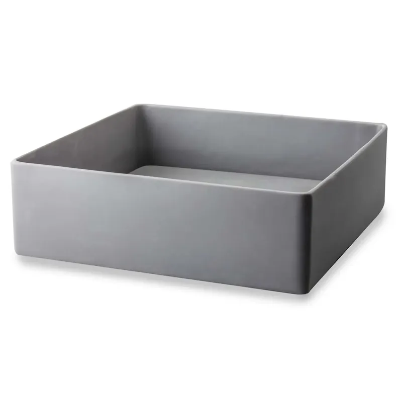 Lavabo trabocchetto grigio con piastra in resina Hoge Kwaliteit