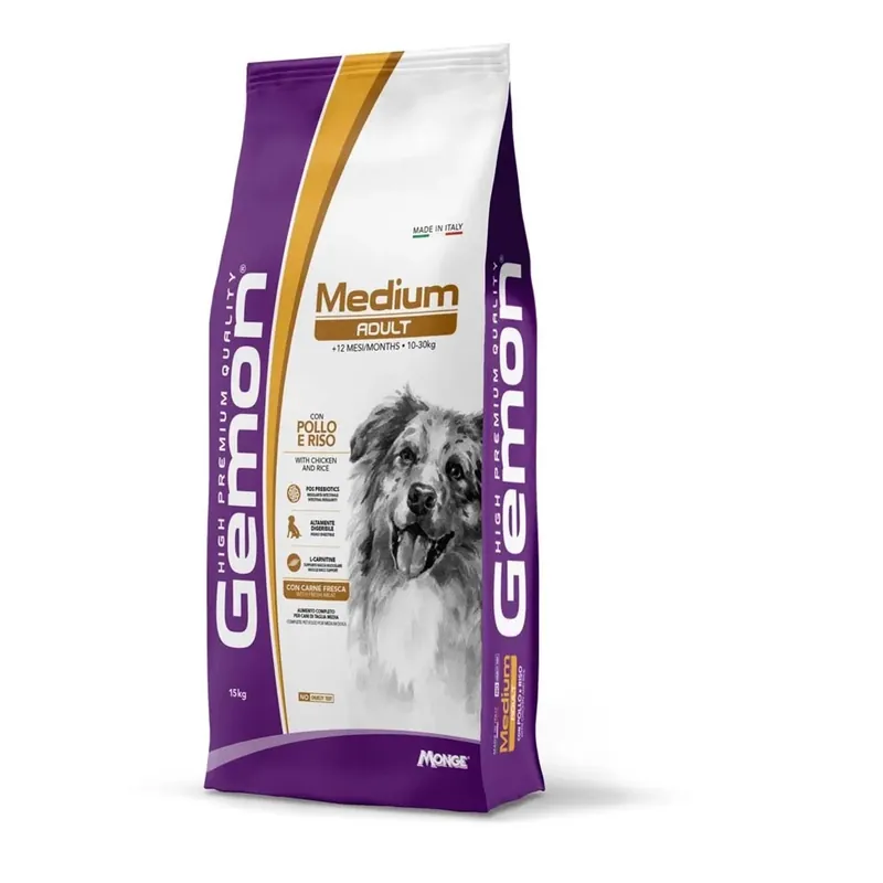 Cibo secco per cani Pollo Gemon medium Adult 15 kg Weekendaanbieding