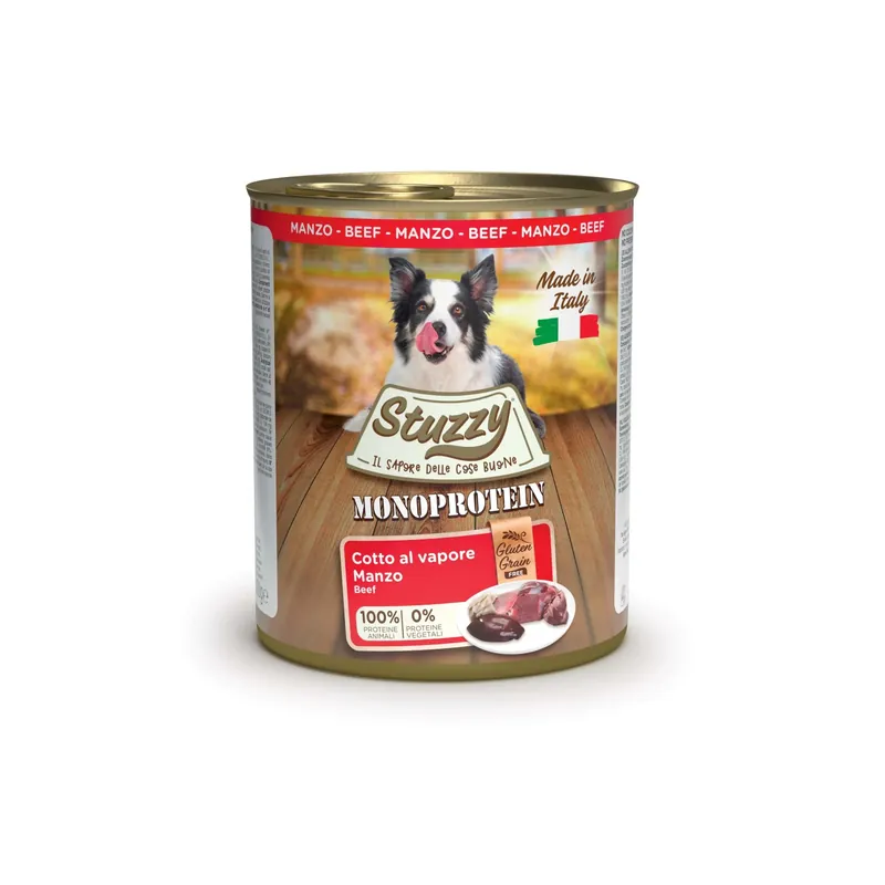 Koopje Cibo umido per cani Stuzzy Monoprotein Manzo Fresco lattina 800 g