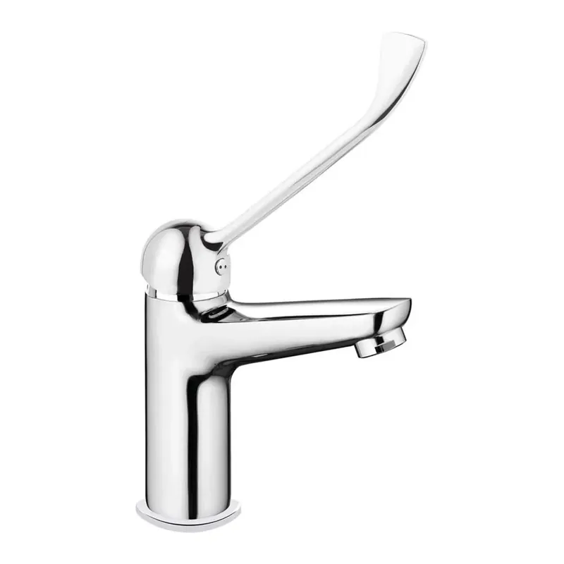 Miscelatore lavabo Nueva Paz alto con leva clinica cromo Actieprijs