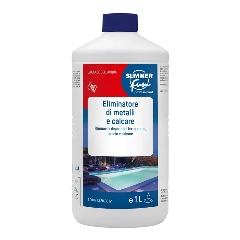 Eliminatore di metalli e calcare per piscina Summer Fun 1l Direct Verzonden