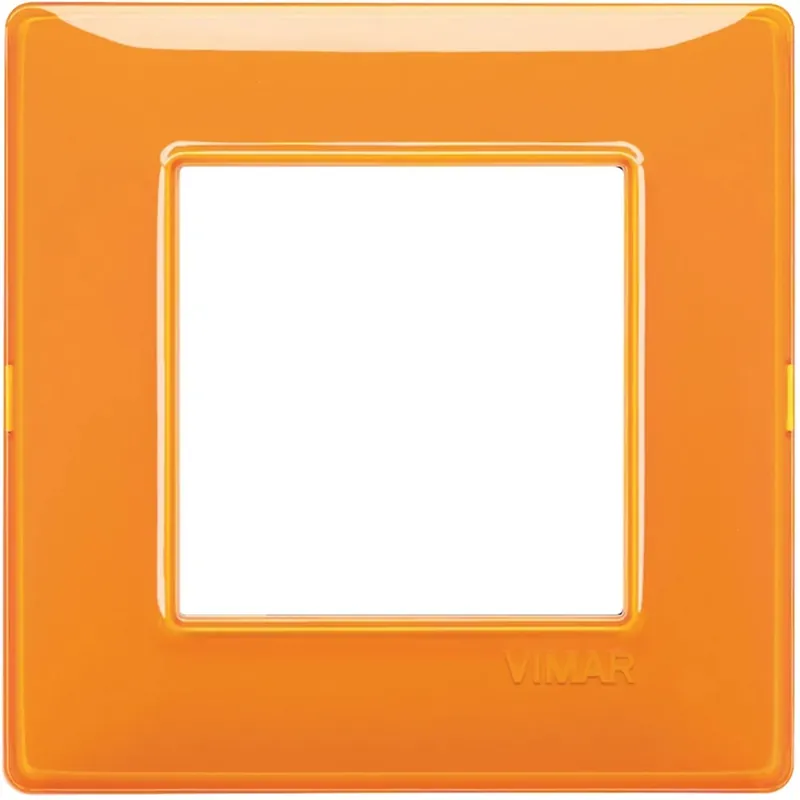 Korting Vimar Plana placca 2M reflex per pannelli colore arancio