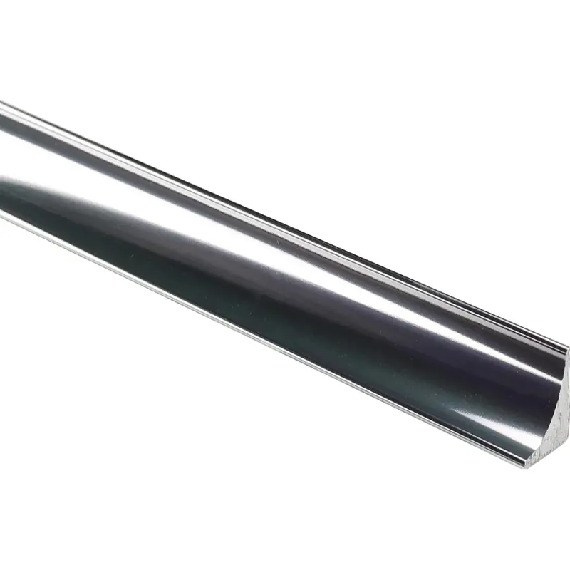 Giunto angolare anodizzato argento lucido 15 mm x 2,5 m Nieuw