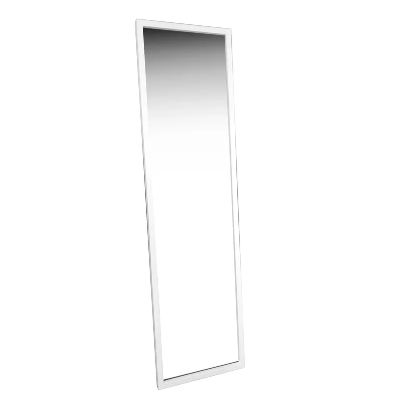 Direct Beschikbaar Specchiera box da parete con cornice finitura bianca 30x120 cm