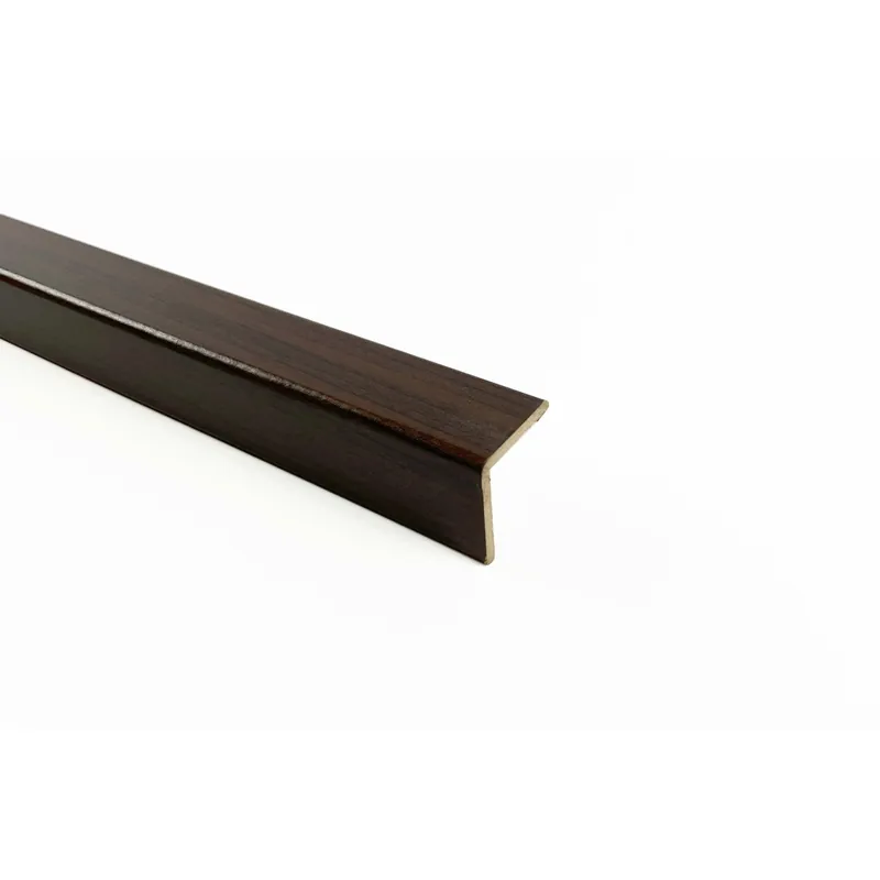 Gratis Retour Paraspigolo in MDF 2,8x2,8x270 cm noce scuro