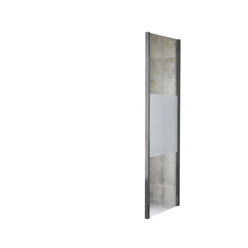 Tijdelijk Beschikbaar Parete fissa doccia 70/72 cm cromo serigrafato