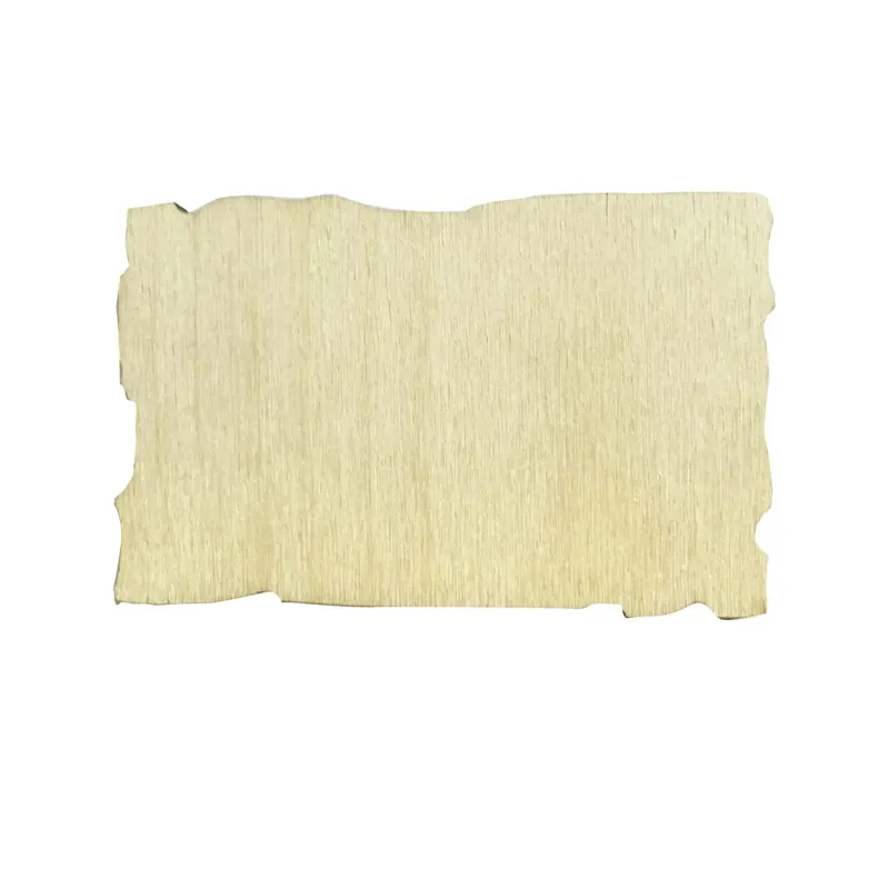 Targa in legno frastagliata 8,5x5,5x0,6 cm Gereduceerde Prijs