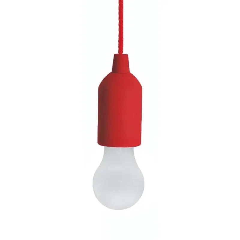 Lampadina LED appendibile Pull light a batterie rosso Hoge Kwaliteit