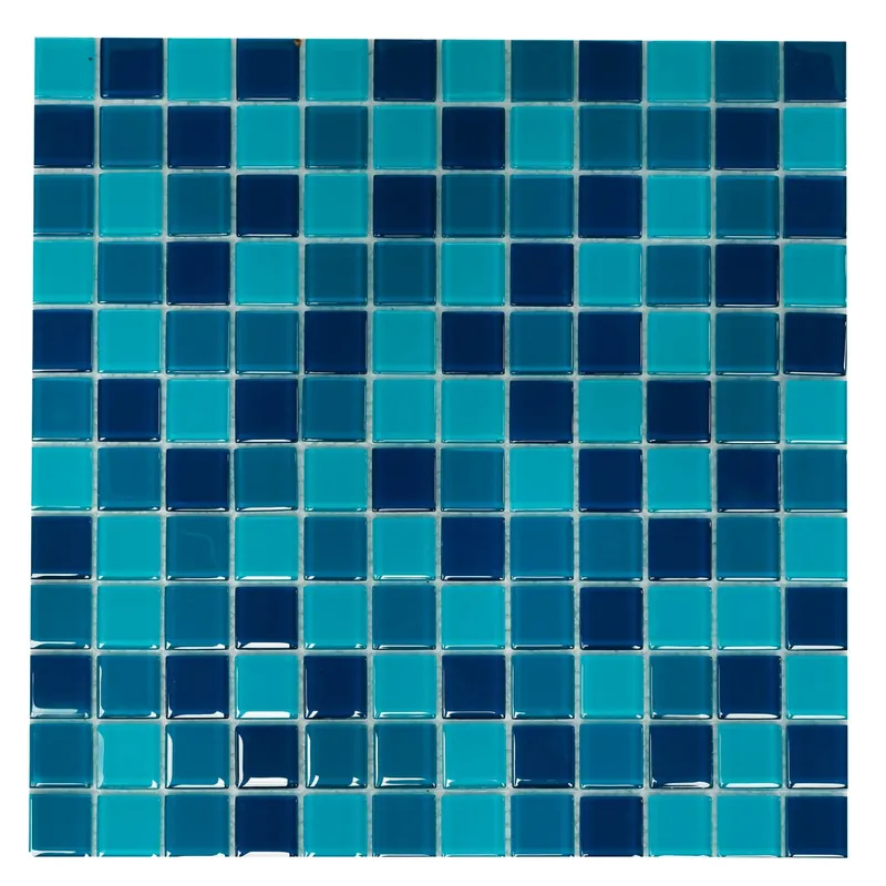 Speciale Aanbieding Mosaico decorativo Crystal blu marine 31,6 cm x 31,6 cm