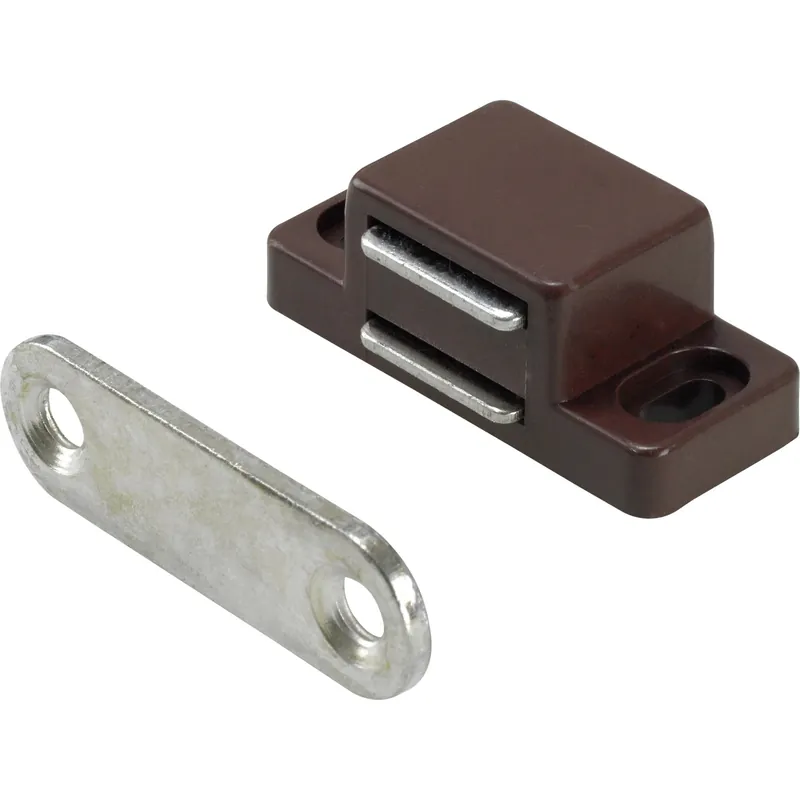 Chiusura magnetica Hettich contropiastra fissa 35x15x13 mm marrone 4 pz Bestel Nu