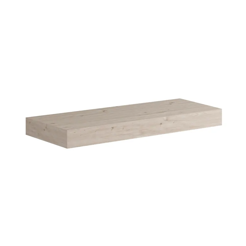 Korting Top scatolato senza staffe 120x10x46 cm Rovere chiaro