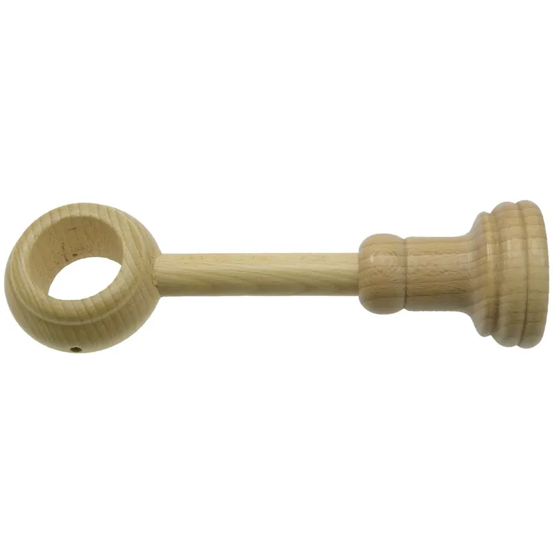 Bestseller Supporto bastone tenda regolabile Ø 3,5 x L 13-21,5 cm naturale