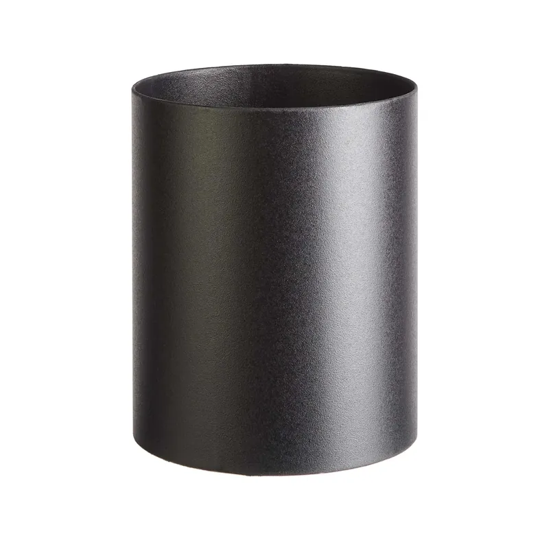 Rechtstreeks Van De Fabrikant Tubo lineare porcellanato femmina/femmina nero opaco Ø 12 cm H 15 cm