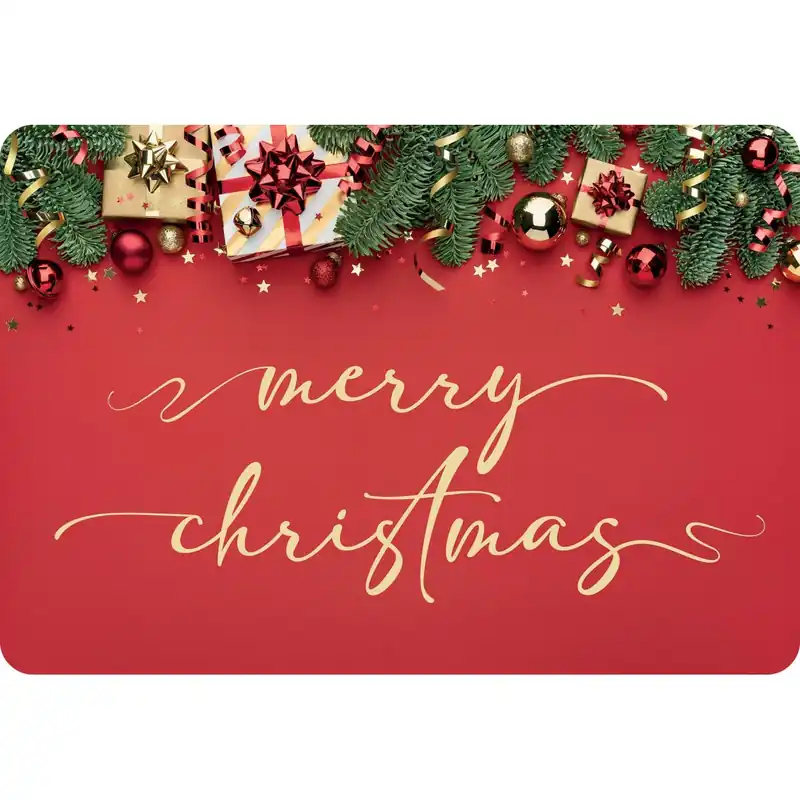 Tijdelijk Beschikbaar Tovaglietta Red Xmas 33x48 cm