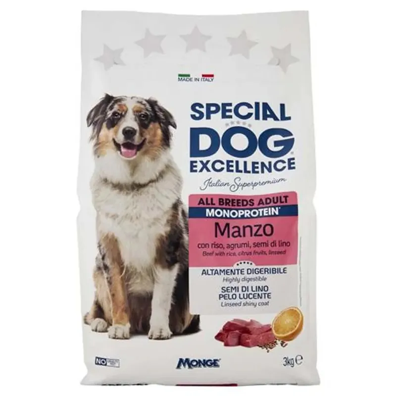 Uitverkoop Cibo secco per cani Special Dog Excellence Adult Monoprotein manzo 3 kg