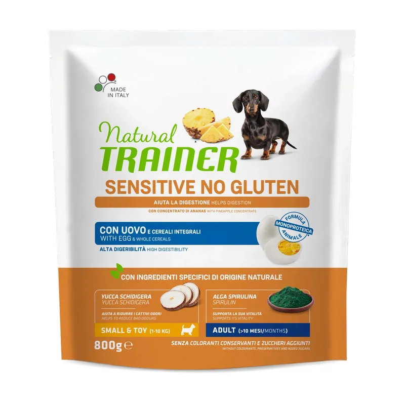 Cibo secco per cani Natural Trainer sensitive no gluten uovo 800 g Koop Online