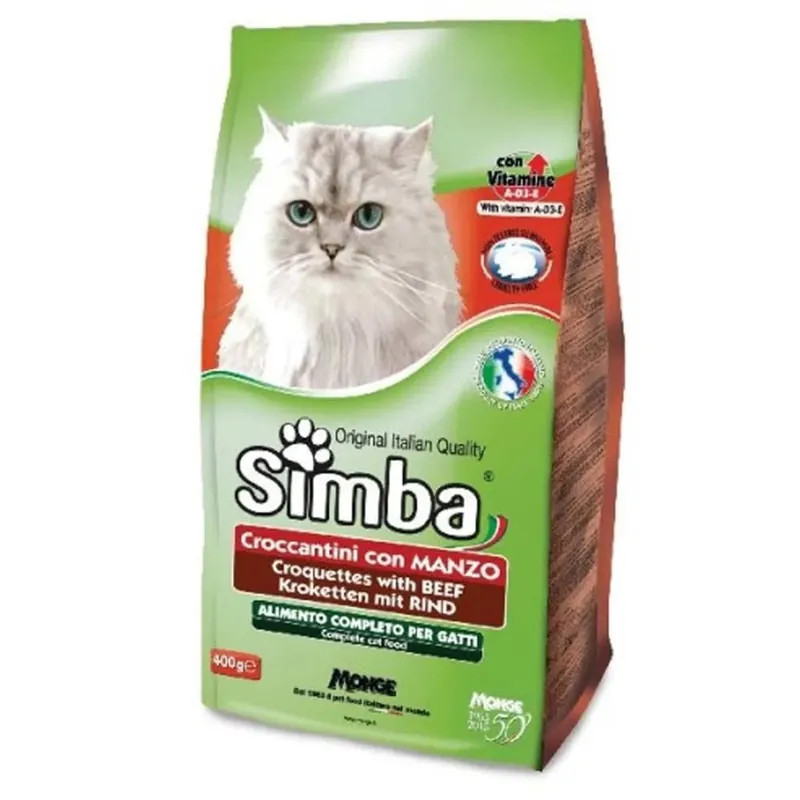 Cibo secco per gatti manzo 2 kg Gecertificeerd