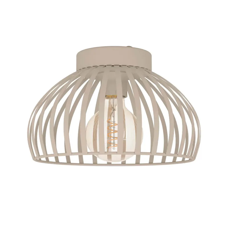 Speciale Aanbieding Plafoniera Eglo Mogano 3 Ø28xH18 cm acciaio sabbia