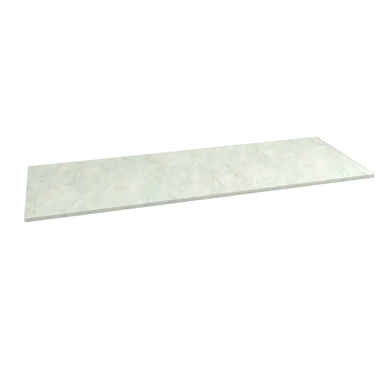 Top teknowood bianco marmo 1310 x 460 x 12,4 mm Uitverkoop