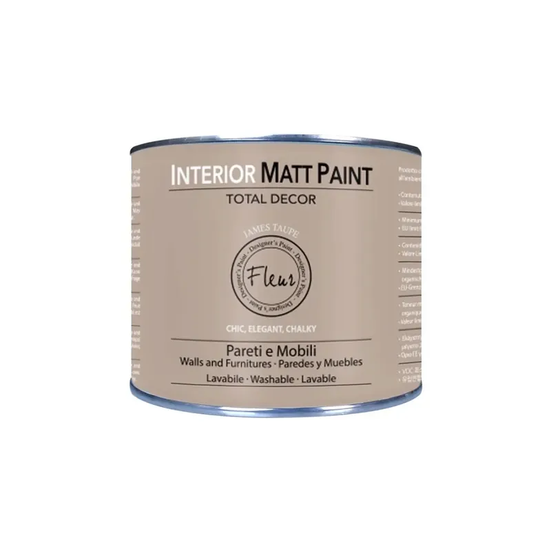 Dagaanbieding Pittura interior Matt Paint Opaca F12 James Taupe 0,375 l